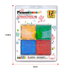 PicassoTiles supports easy cleanup after play sessions with magnetic stacking.