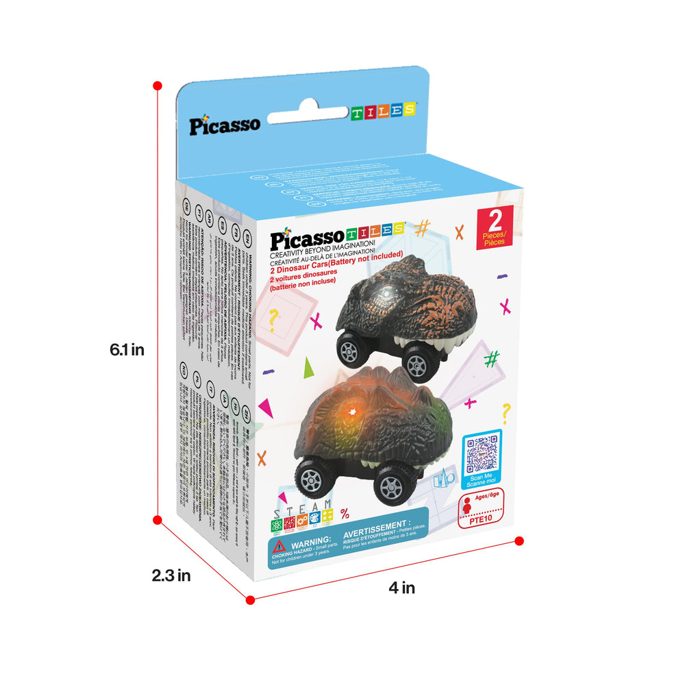 PicassoTiles track assembly for fun—build larger tracks and encourage collaborative play.