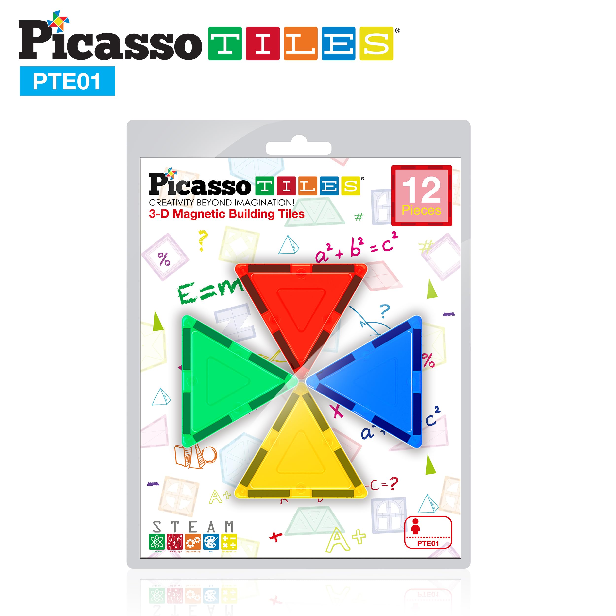 PicassoTiles triangle tile gift idea perfect for birthdays and holidays.