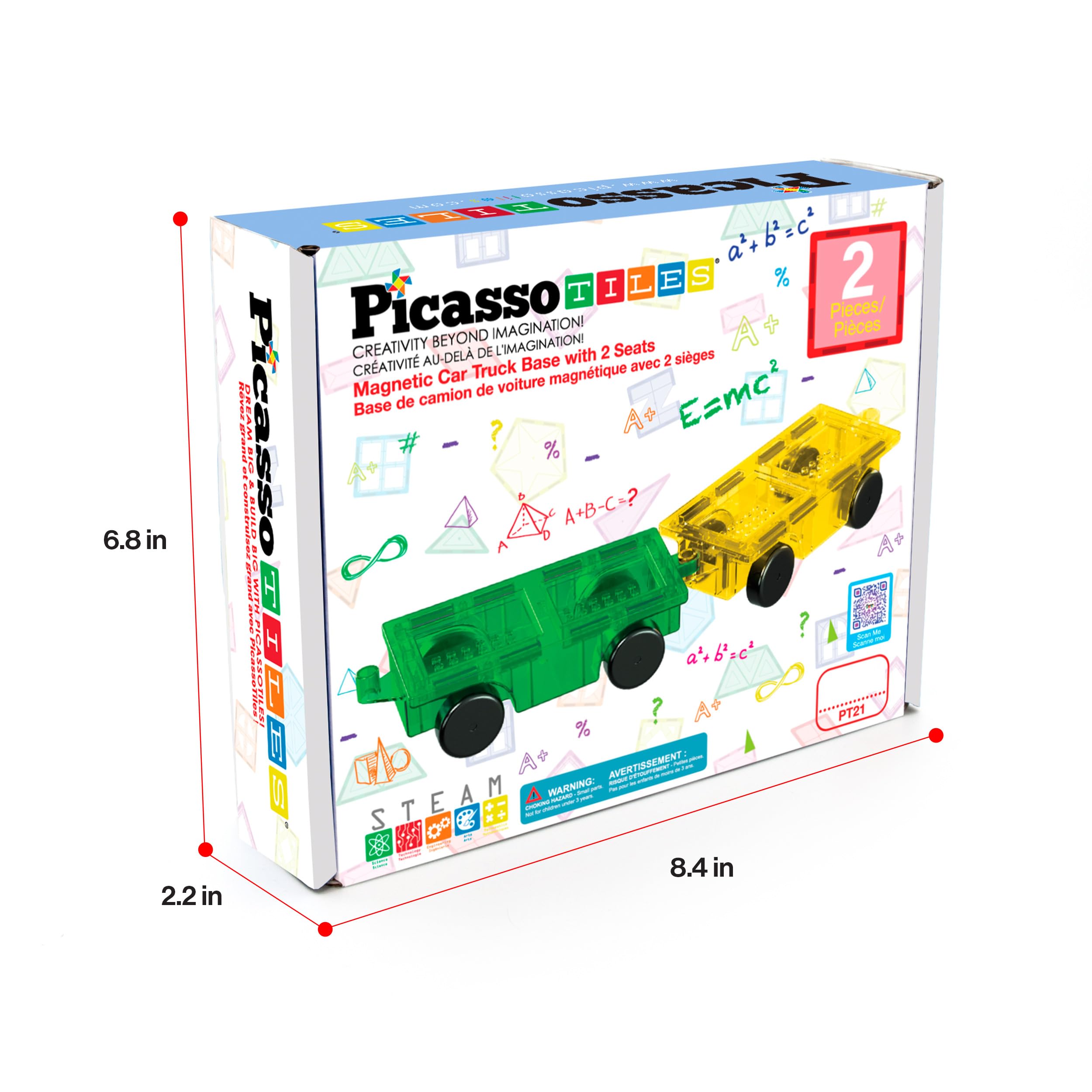 PicassoTiles two-piece set supports collaborative group play and shared achievements.