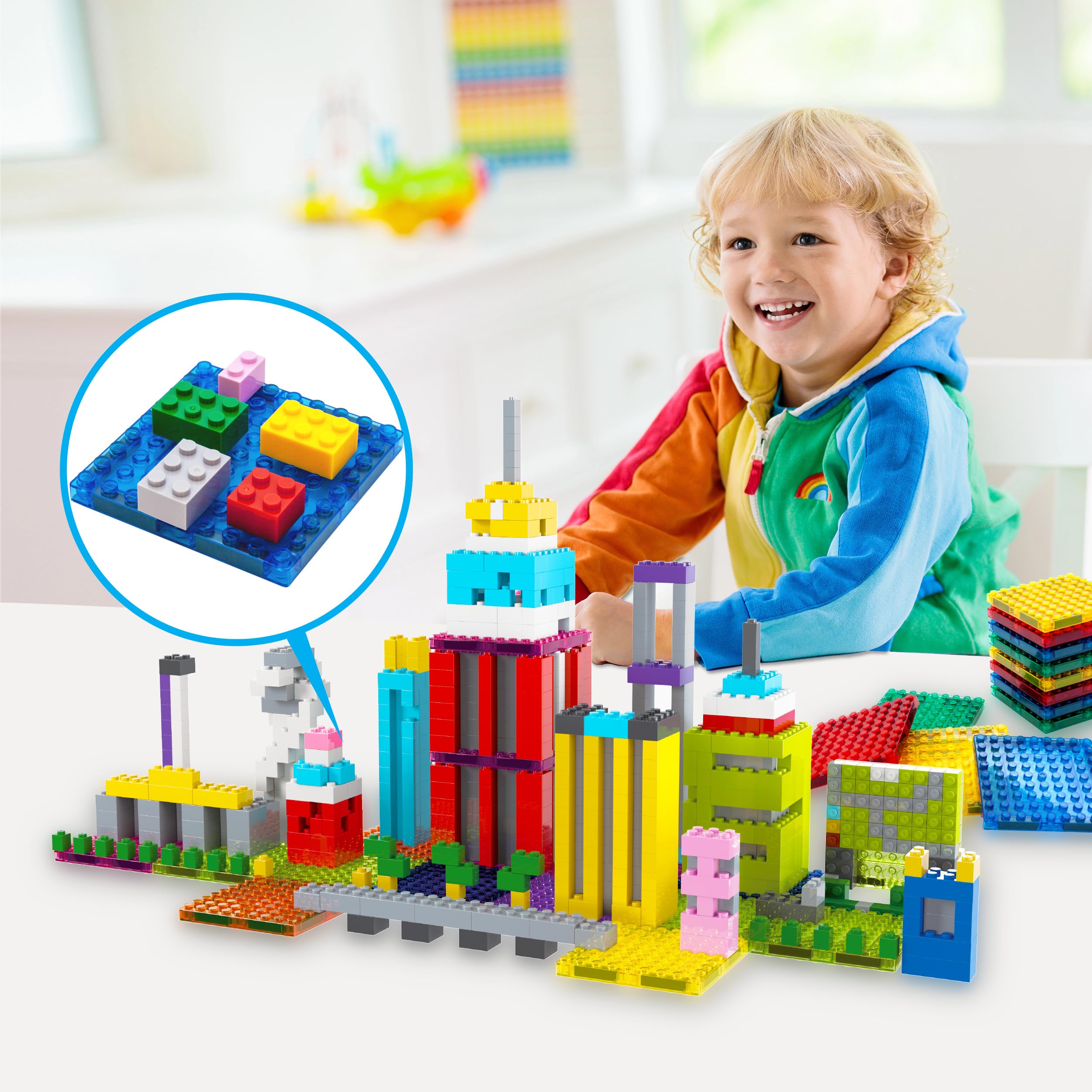 PicassoTiles universal compatibility allows mixing with other brands for varied builds.
