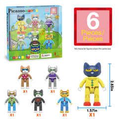 PicassoTiles universal magnetic compatibility enables combining with other sets for endless scenes.