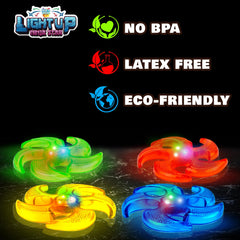 PICK A TOY red ninja star flyer for easy target practice and quick returns.