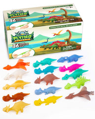 Pick A Toy Stretchy Slingshot Dinosaur 36 piece set for nonstop flying fun.