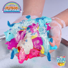 PICK A TOY unicorn toys are easy to clean with cool soapy water