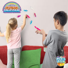 PICK A TOY unicorn finger flicker set promotes active, imaginative play