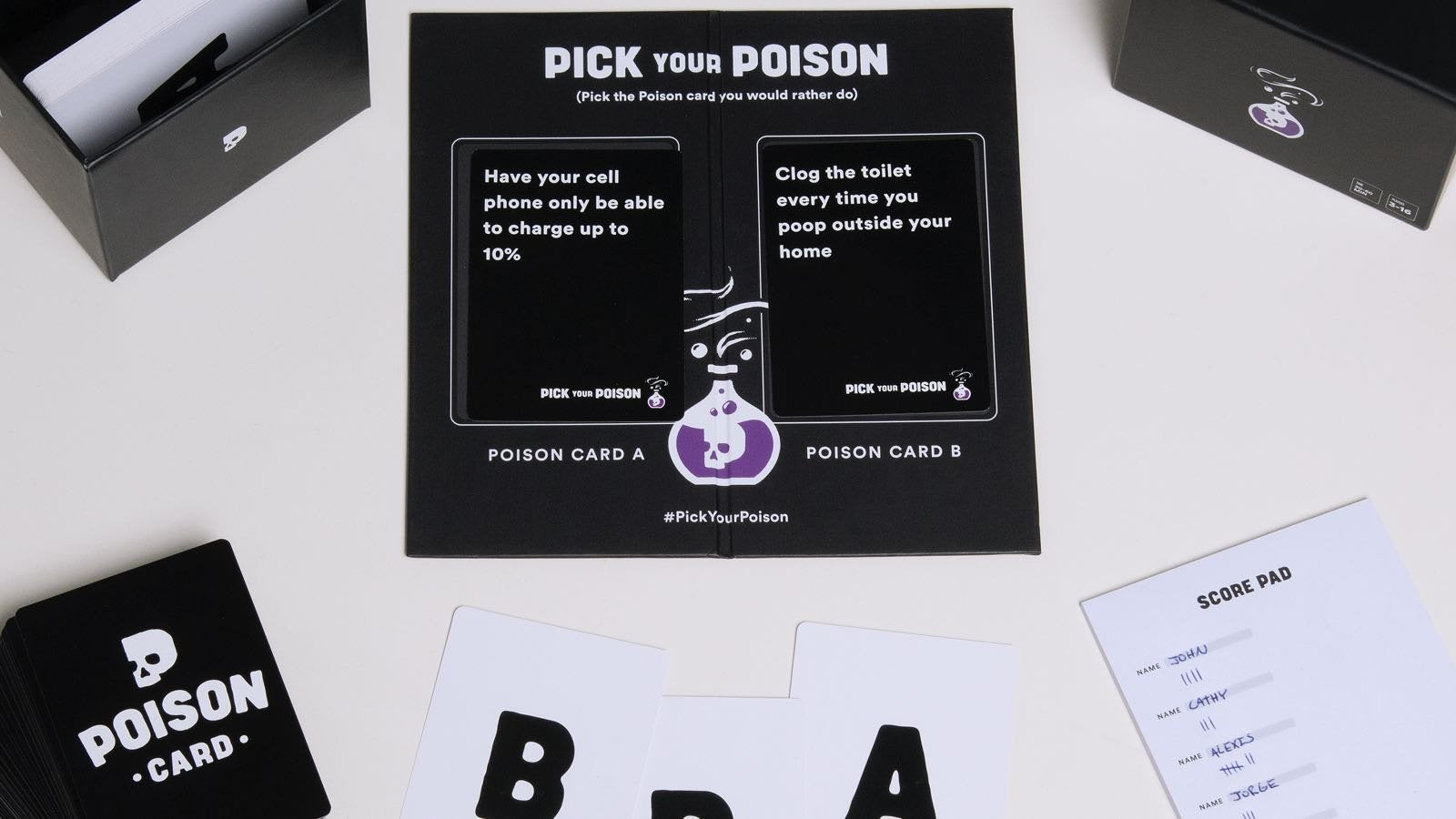 Pick Your Poison family edition expansion pack adds more funny challenges.