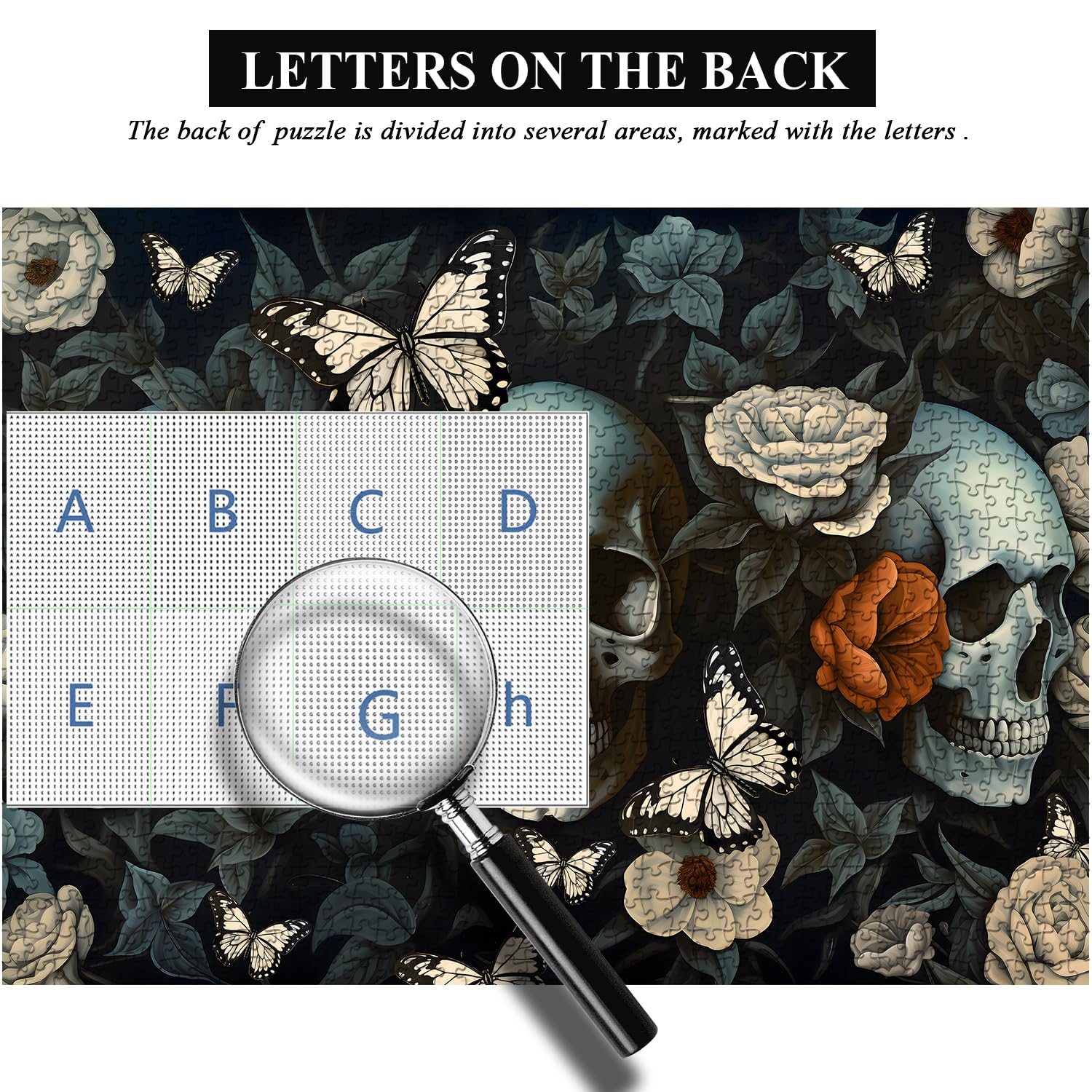 PICKFORU 1000-piece puzzle for adults, sturdy box and reference poster included.