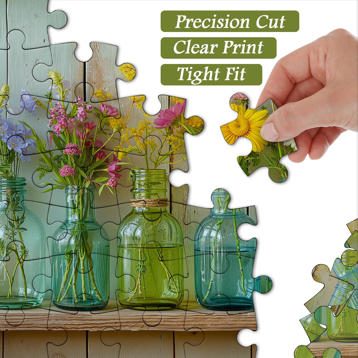 PICKFORU back of puzzle showing ABC letters for easy assembly