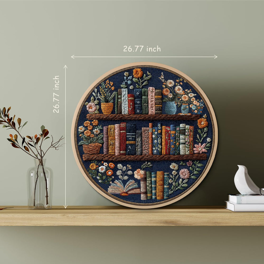 PICKFORU Blooming Bookshelf presents vintage floral aesthetic for warm study spaces