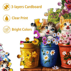 PICKFORU 1000-piece durable three-layer cardboard puzzle supports smooth assembly.