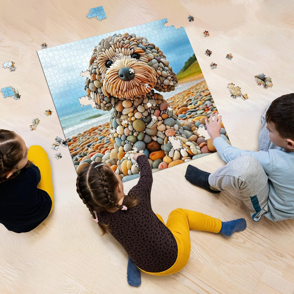 PICKFORU family puzzle night — great activity for holidays or gatherings.