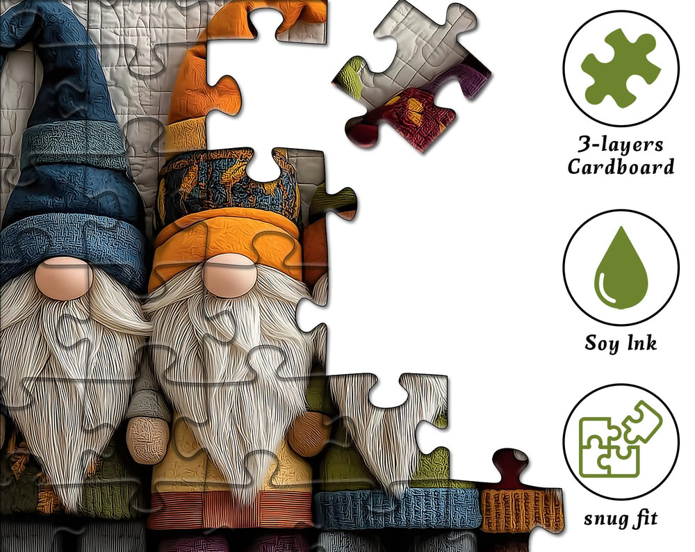 PICKFORU 1000-piece puzzle – sturdy cardboard and vibrant colors.