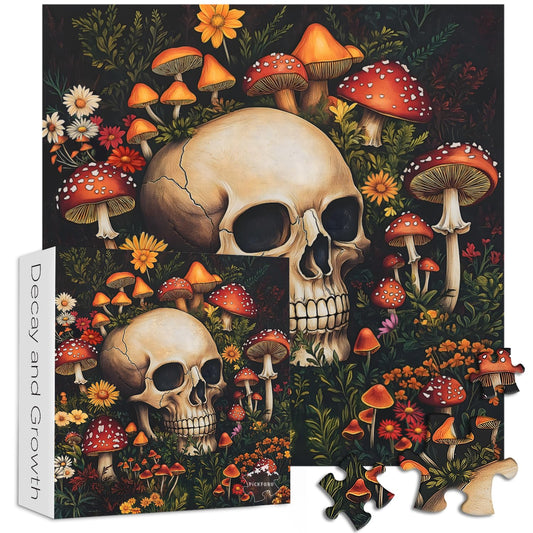 PICKFORU horror skull puzzle, dramatic design ideal for puzzle fans