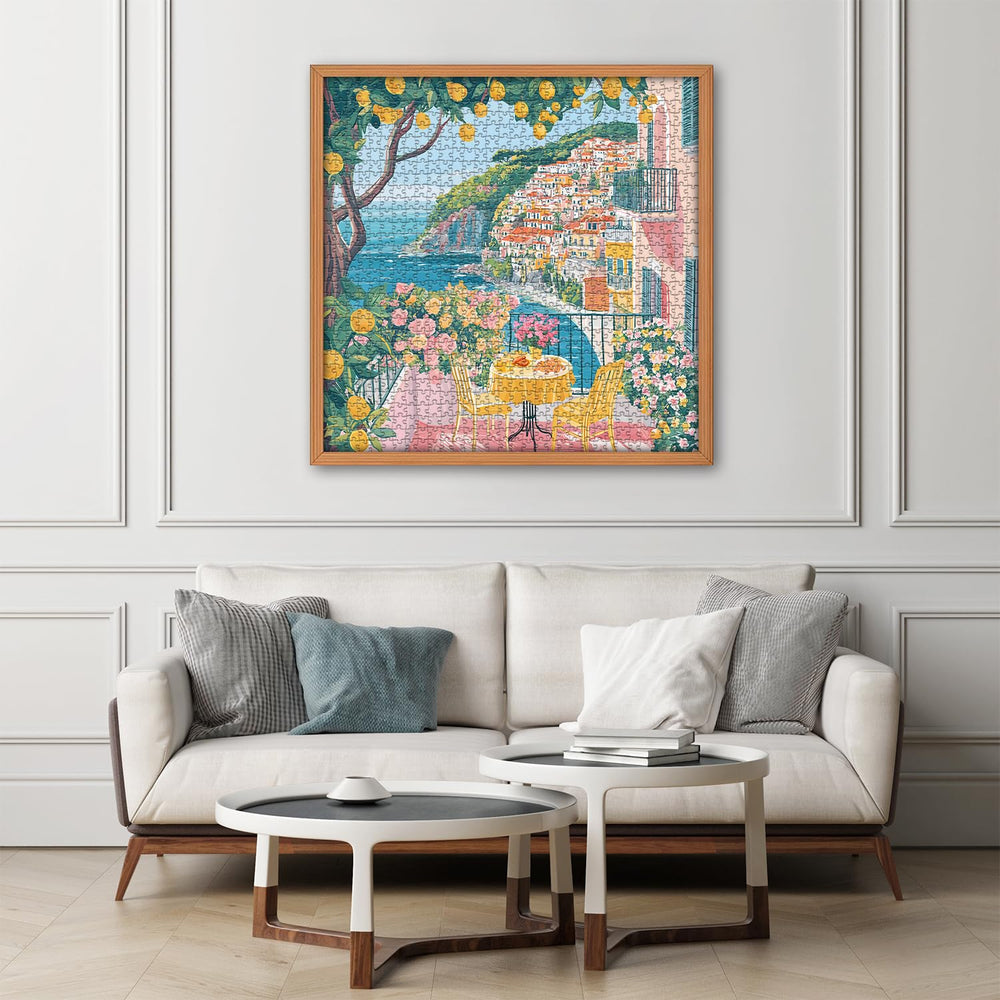 PICKFORU Italy Cinque Terre puzzle high-resolution poster, easy reference while assembling