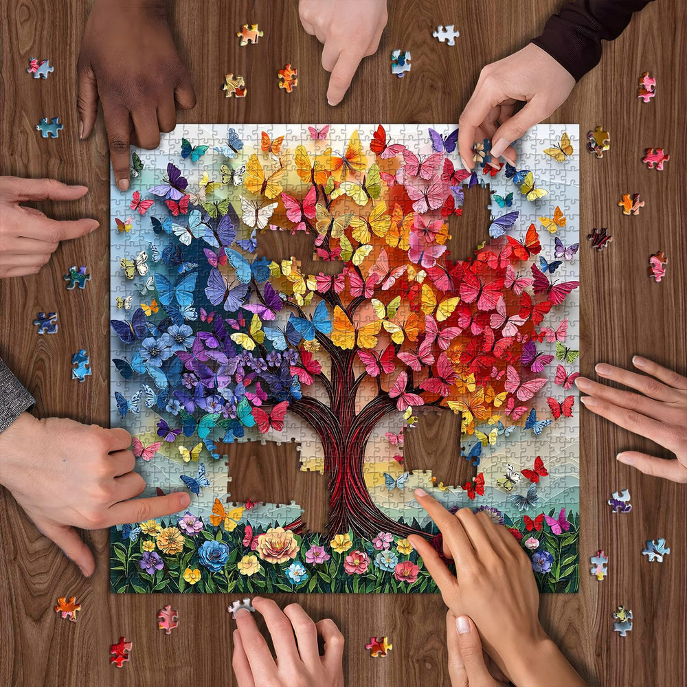 PICKFORU Living room decor option when the puzzle becomes art