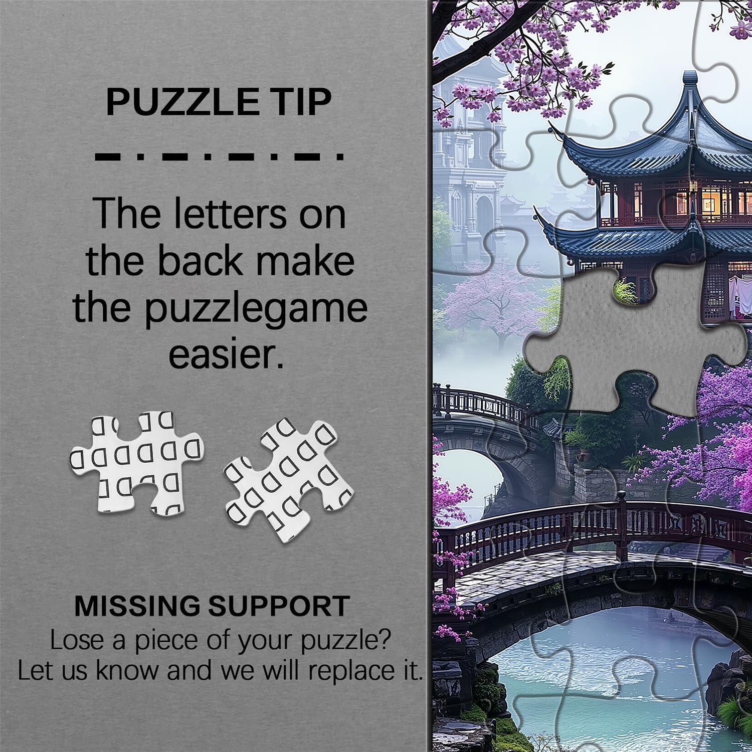PICKFORU Plum Blossom Dreamscape oriental landscape, ideal for cozy reading corners