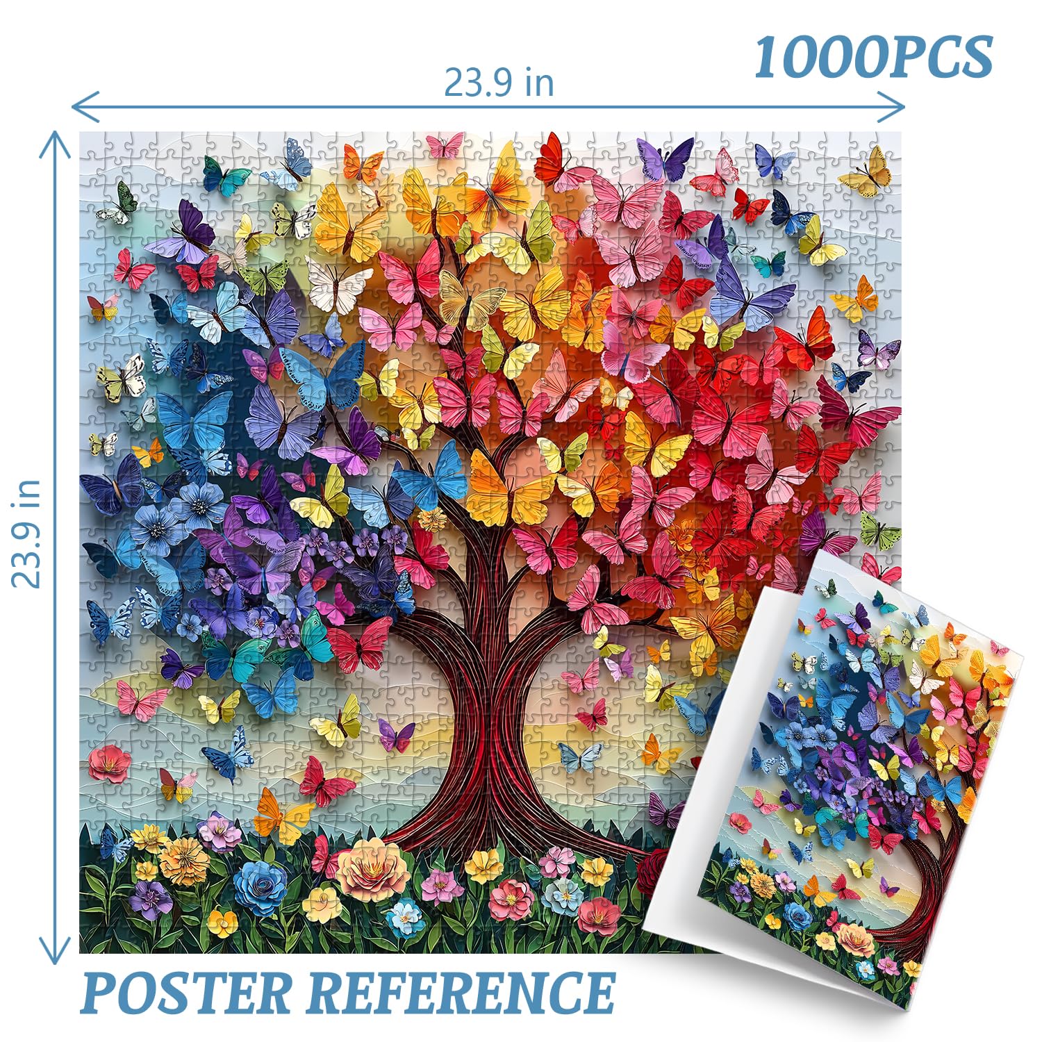 PICKFORU Puzzle pieces spread demonstrates three-layer cardboard durability