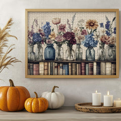 PICKFORU Retro Wildflowers back with ABC reference aids easy assembly and durability