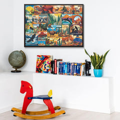 PICKFORU scenic puzzle pieces showcase crisp colors and precise cuts
