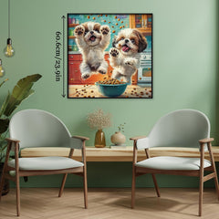 PICKFORU Shih Tzu puzzle missing pieces support available for replacements.