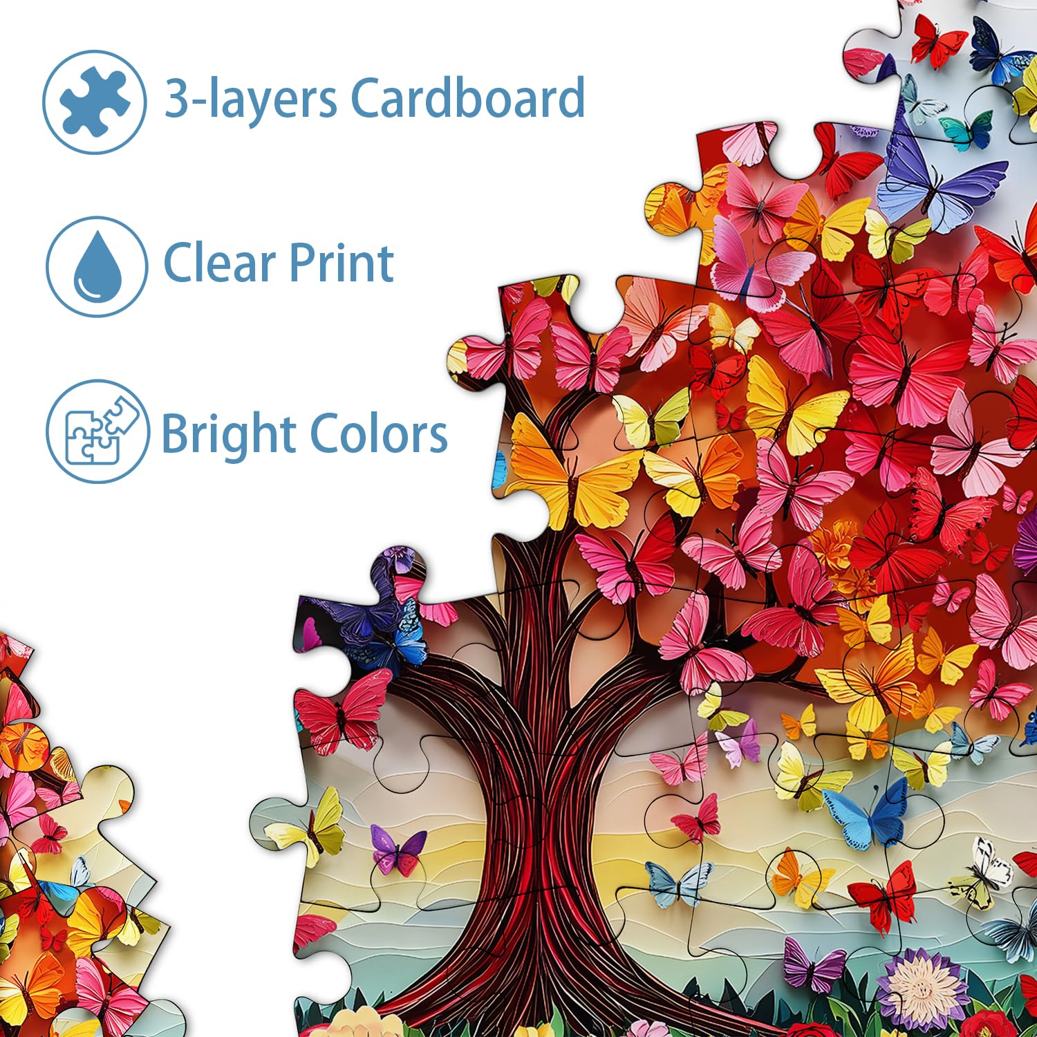 PICKFORU Vibrant butterflies close-up emphasizes rich tones for relaxing sessions