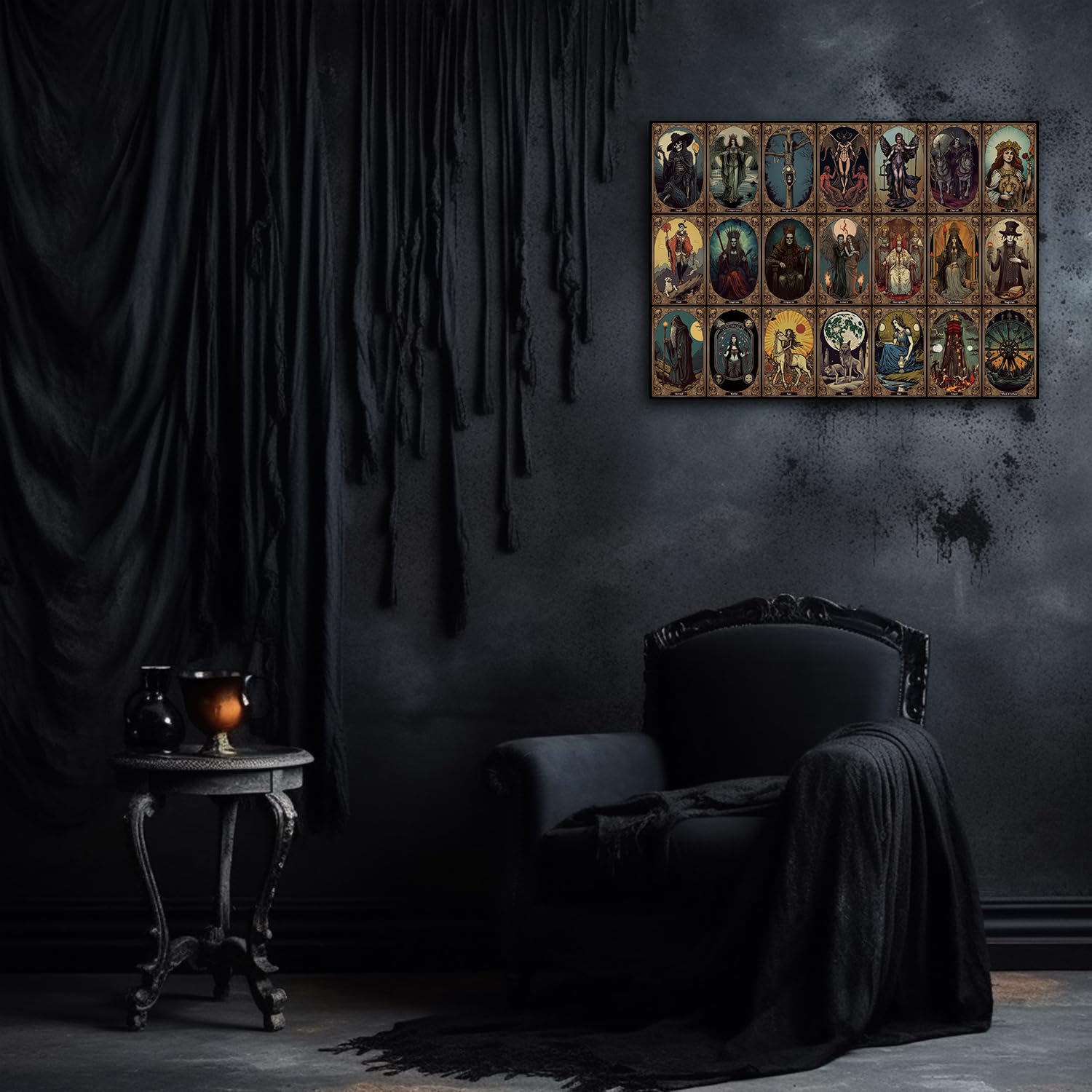 PICKFORU vibrant ink colors display eye-catching tarot imagery.