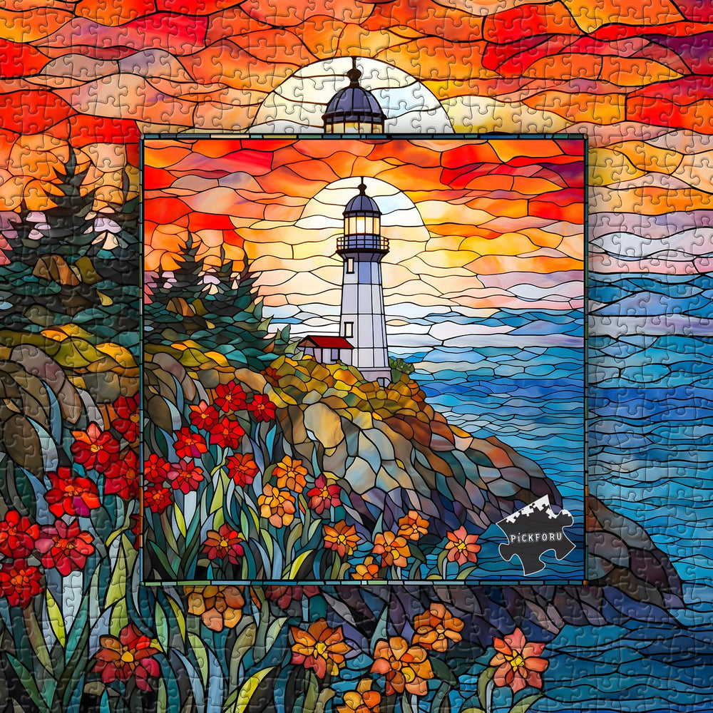 PICKFORU wall-art ready puzzle image for display in study or living room