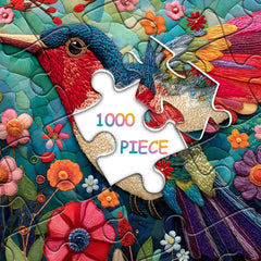 PICKFORU completed puzzle framed as bright wall decor