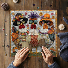 PICKFORU puzzle designed as wall decor or cozy family activity centerpiece.