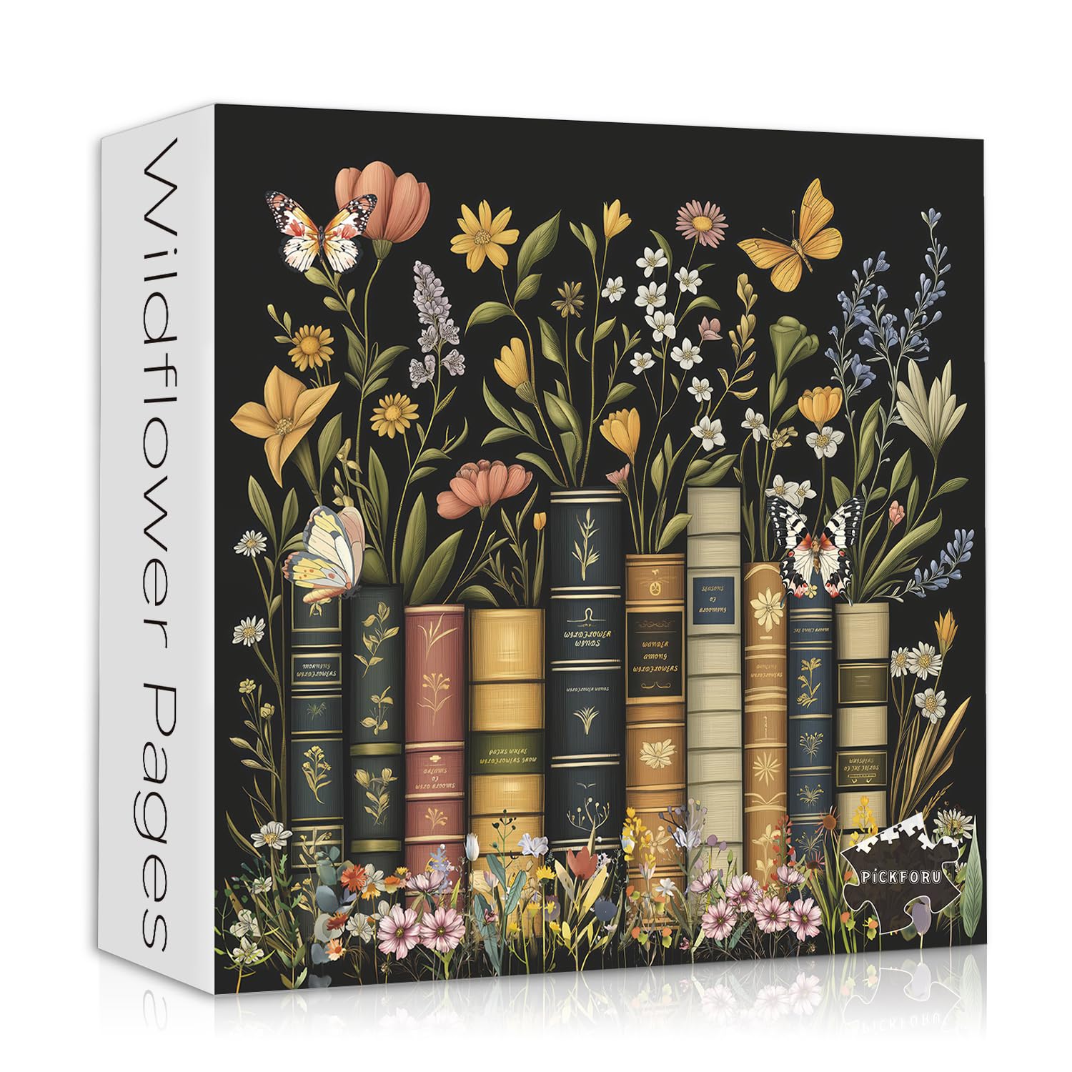 PICKFORU Wildflower Pages puzzle cover invites calm, focused moments of relaxation