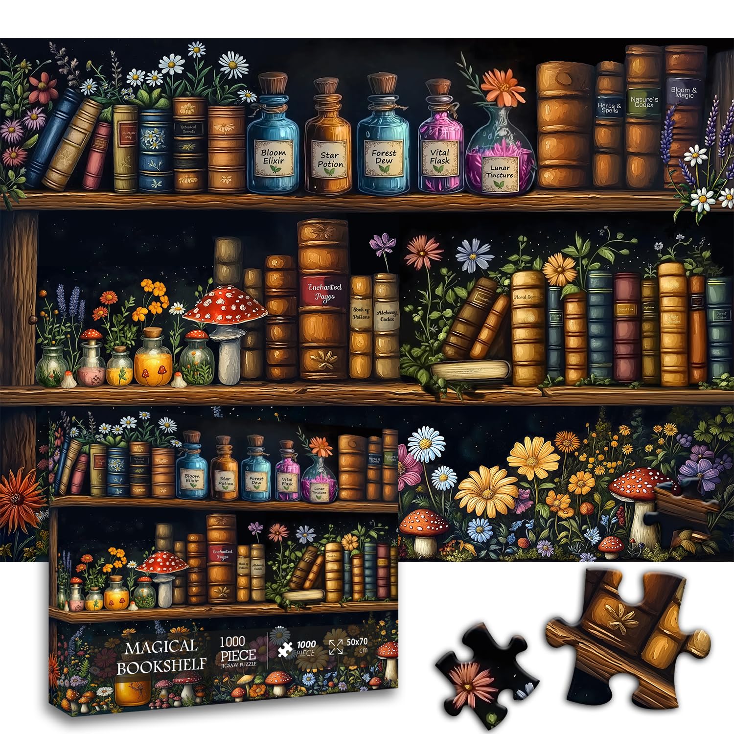 PICKFORU Wildflower Pages Puzzle showing poster included for reference