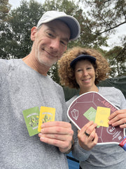 Birthday bash moment with Pickleball Shuffle on the court.