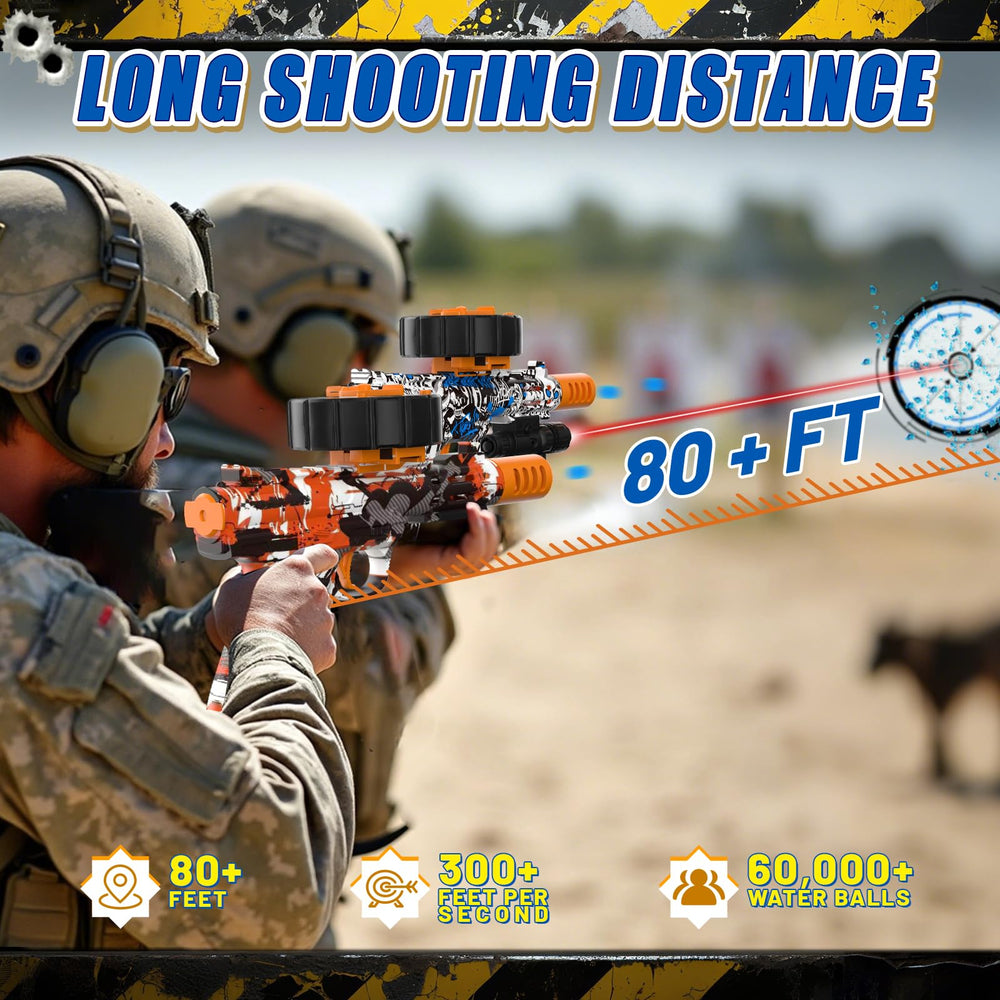 PICKMERA extension tube attached for enhanced firing range