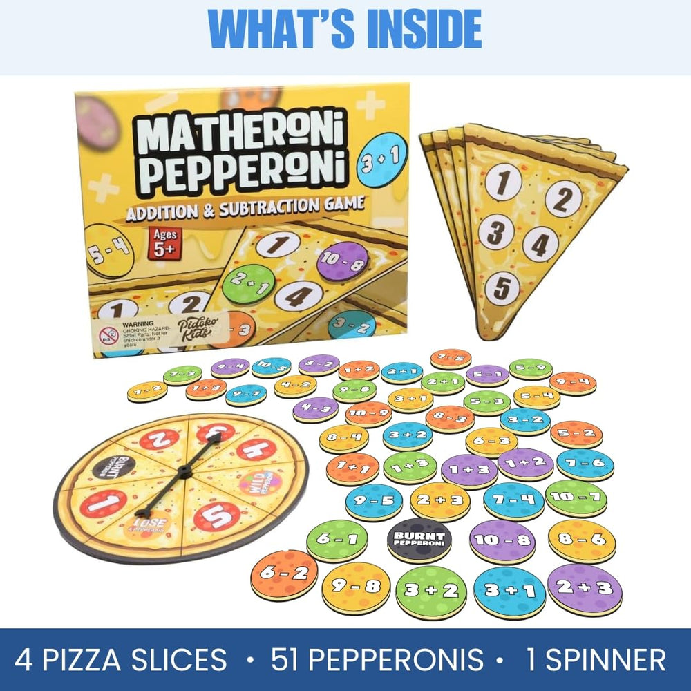Pidoko Kids Matheroni Pepperoni instruction manual with easy setup.