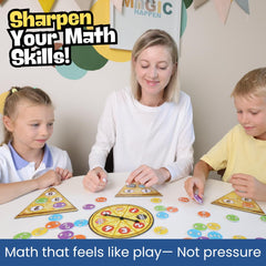 Pidoko Kids pepperoni tokens aid quick counting during math rounds