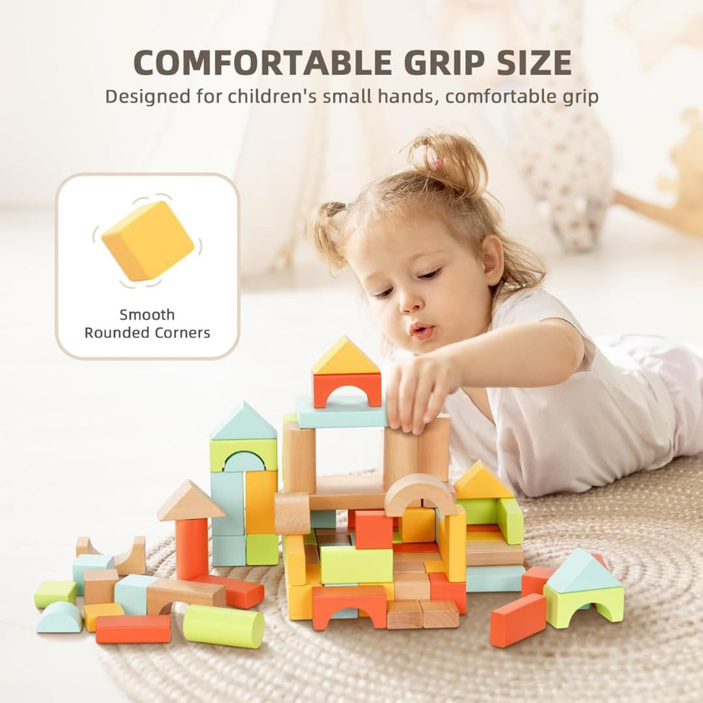 Pidoko Kids storage bucket with lid doubles as a shape sorter for organized play
