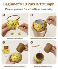 PieceRelax indoor cactus and succulent pot fits compact spaces