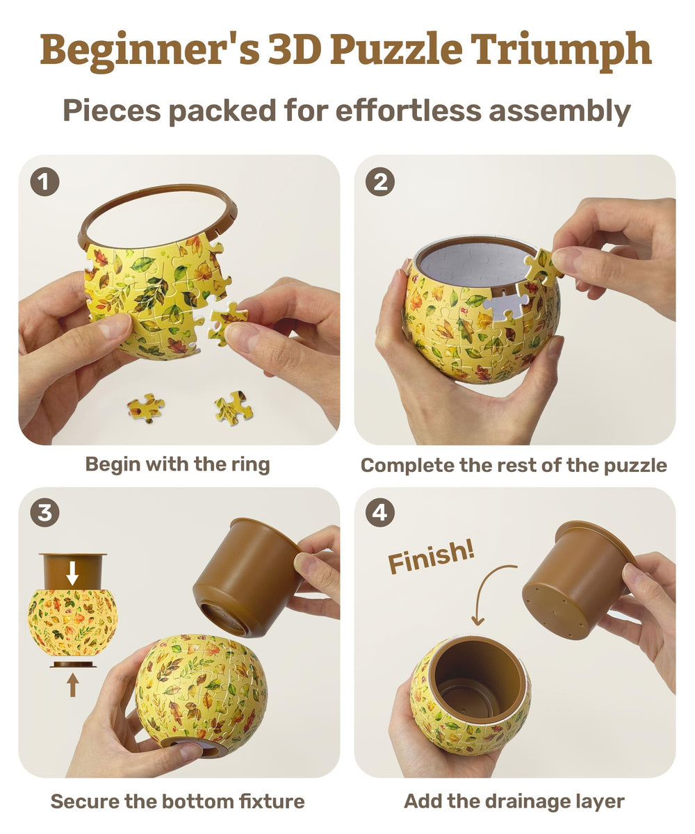 PieceRelax 80-piece planter showcased as a tactile, engaging project