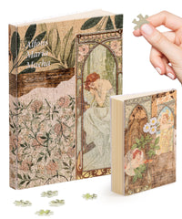 PieceRelax A5 journal with Alphonse Mucha cover for daily writing inspiration.