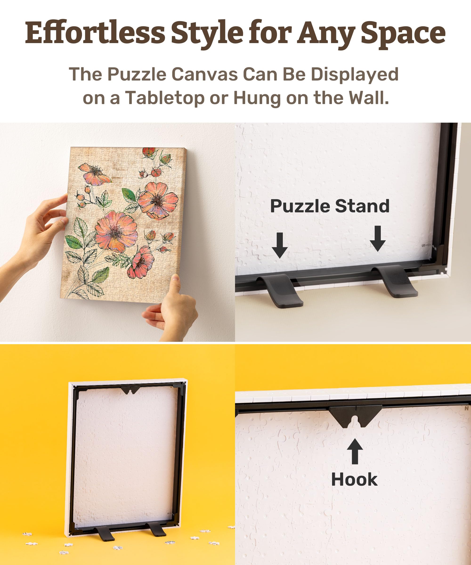 PieceRelax living room starry night decor puzzle ready for display