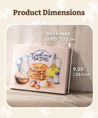 PieceRelax puzzle canvas with panel size 12x9.25 inches for easy mounting