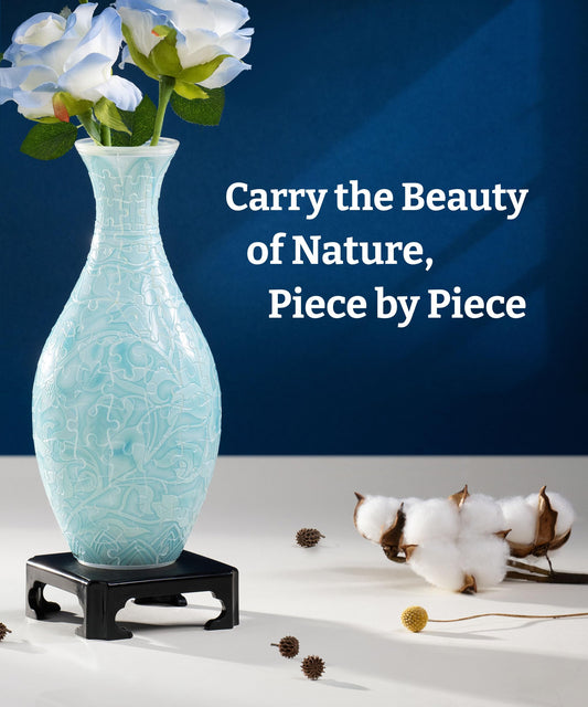 PieceRelax Winter Grace water cup detail supports easy floral arrangement