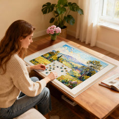 Piecevana jigsaw board makes a versatile gift for family game nights.