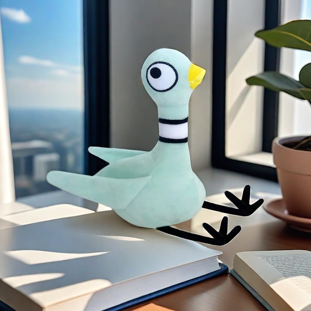 Pigeon Plush educational toy supports early learning with engaging design.