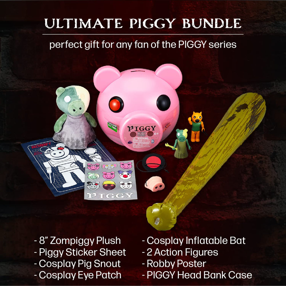 PIGGY Head Bundle DLC items layout for quick access and setup.