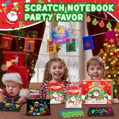 Pigipigi Kids Christmas gift box with scratch art kit