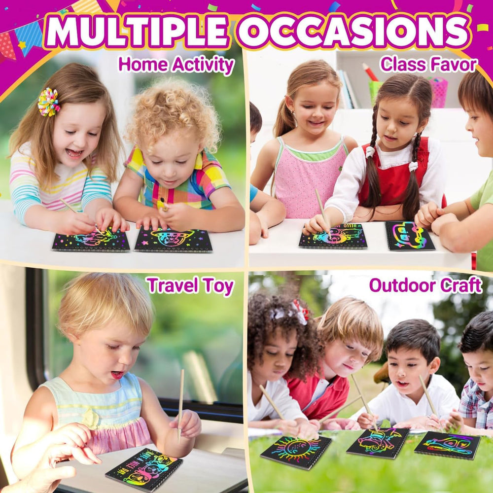 Pigipigi Kids clear bags protect finished art and travel easily