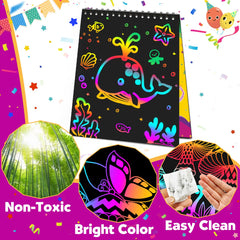 Pigipigi Kids scratch stylus set for precise color reveals