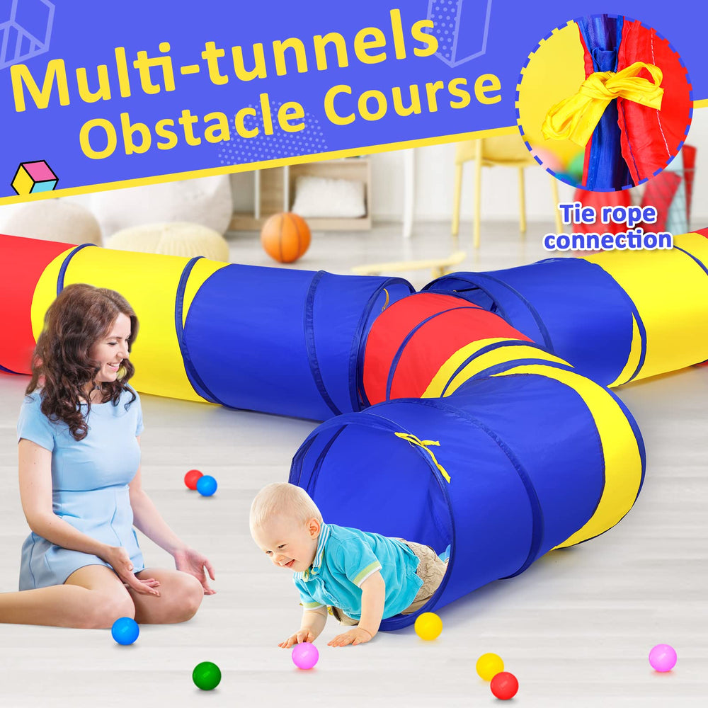 Rounded corners and safe design of PigPigPen tunnel for worry-free fun.